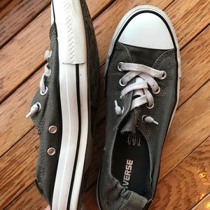 Converse All Star Women’s Grey Slip on Size 9